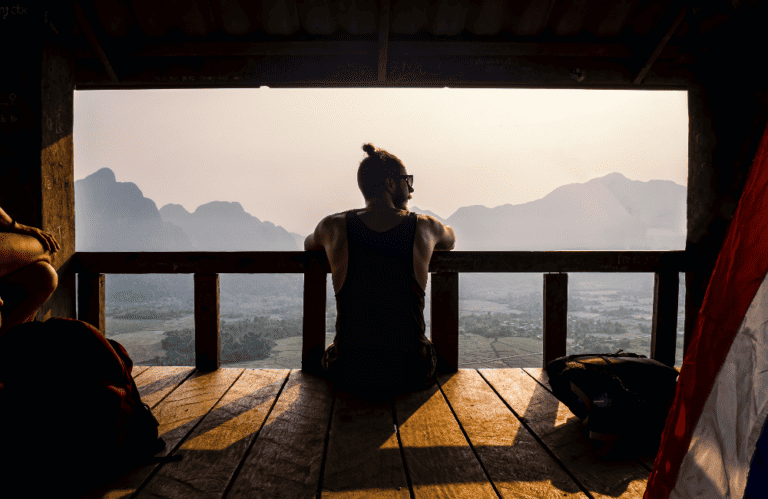 Man visiting the 7 Best Asian Countries to Visit as a Digital Nomad