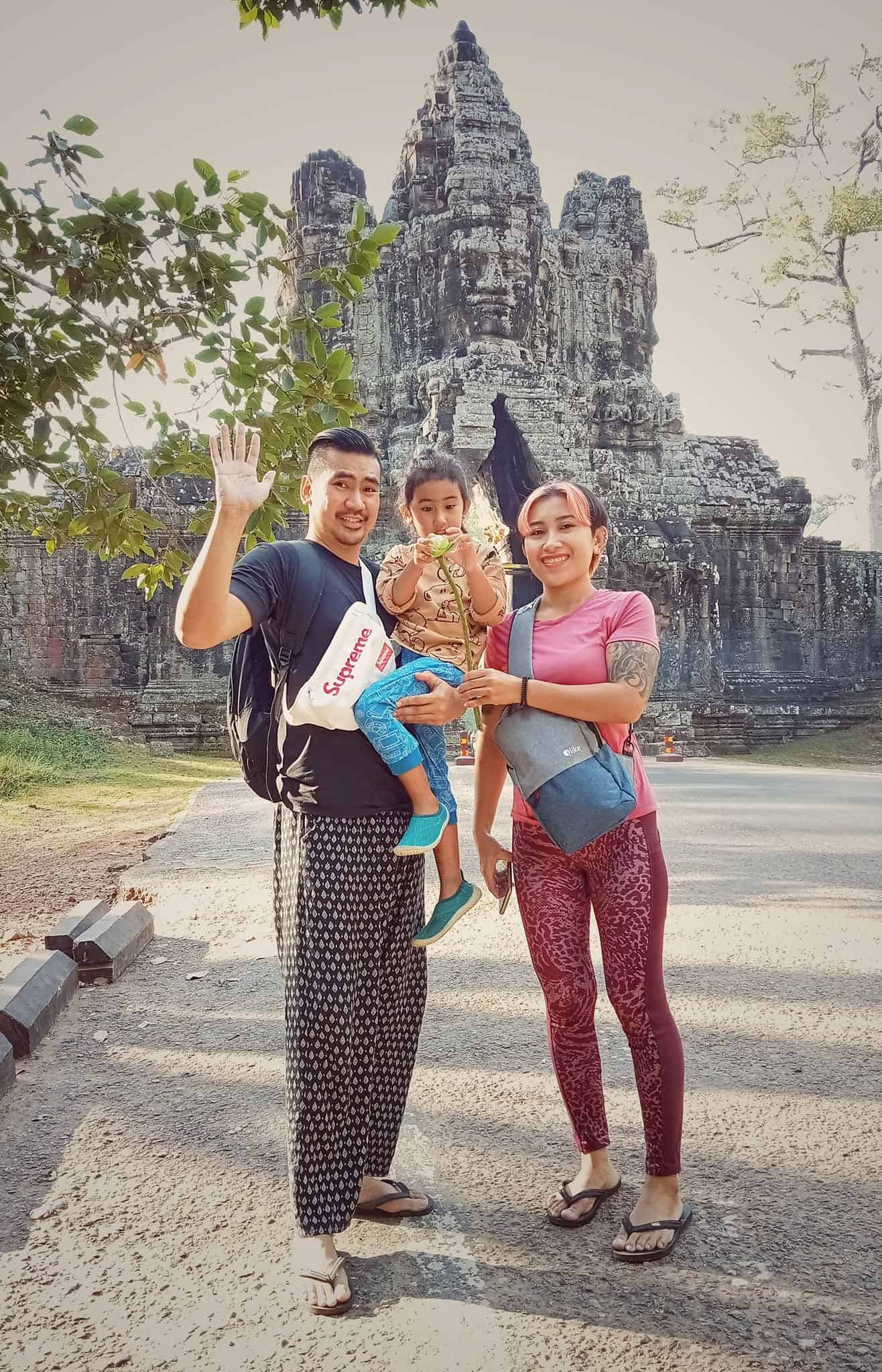 Family adventure in Cambodia